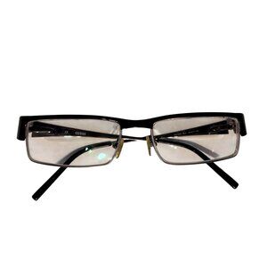 Guess eyeglass metal frames Rectangular Black only GU1525 Frames Only